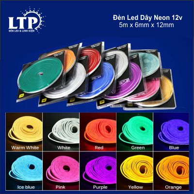 Đèn LED Dây Neon 12V 5x11mm Đơn Màu – Hộp 5m LTP 517-12H