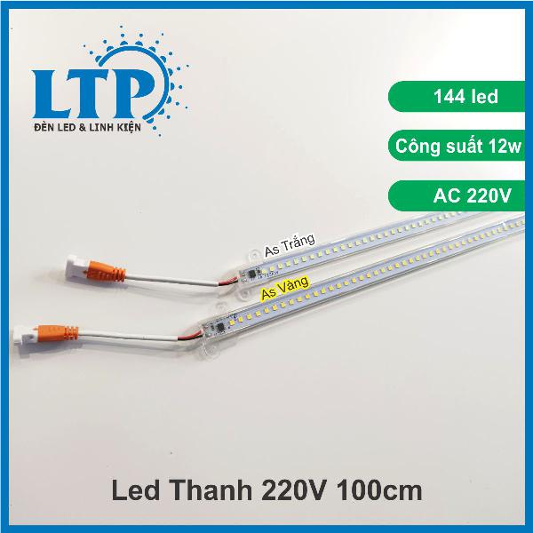 Đèn Led thanh nhôm 220V LTP 1m - Chip 2835