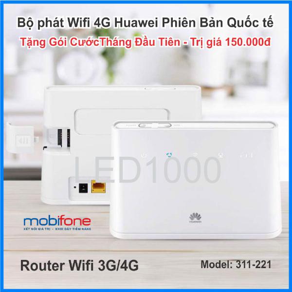 Thiết Bị Phát Wifi Huawei B311 Tốc Độ 4G Di Động 150Mbps – Sản Phẩm Của Mobifone - Bảo Hành 12 tháng đổi mới toàn quốc.