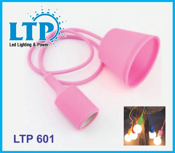 Đuôi đèn thả E27 nhiều màu - LTP 601