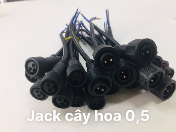 Jack AC Kín Nước 220V - 0.5a - Đen - Phụ Kiện Led Quảng Cáo