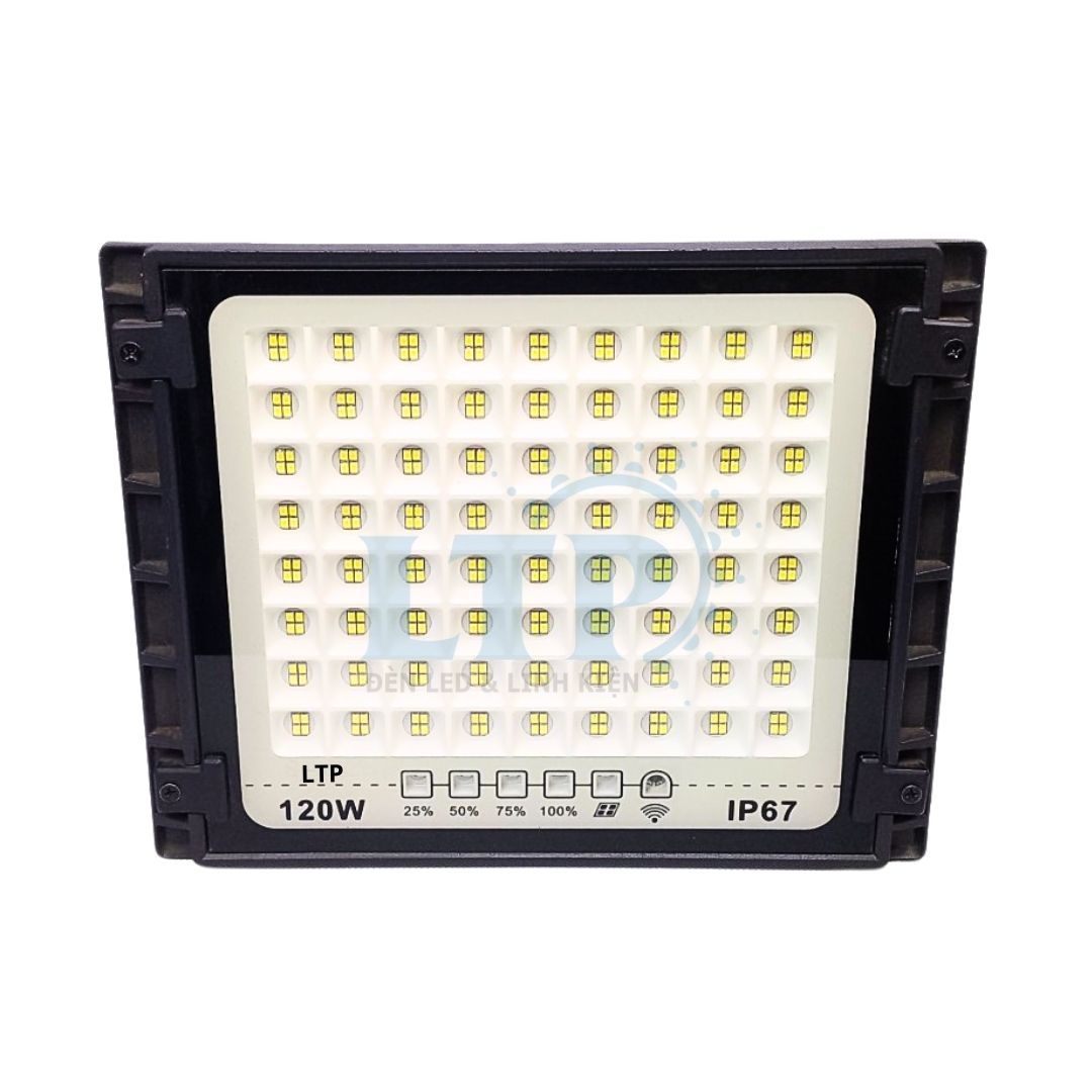 [120w] Đèn Pha Năng Lượng Mặt Trời 120w Tổ Ong - LTP P058120